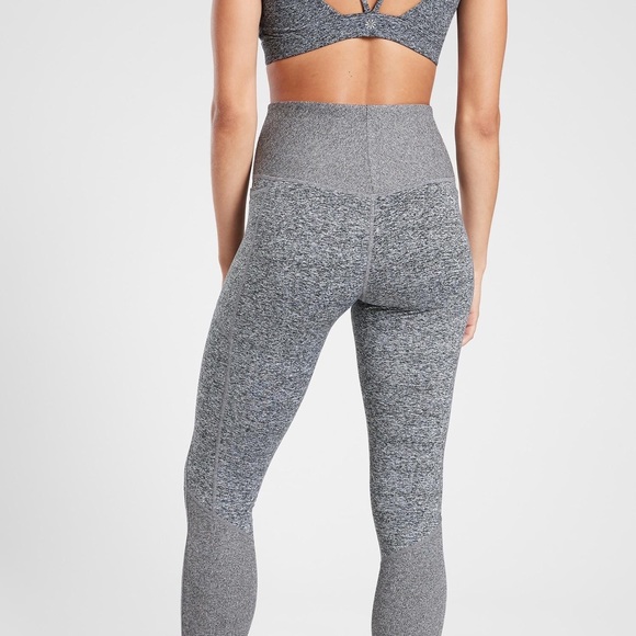 Athleta Exhale Heel Tight - Gray - Size S - Picture 2 of 4